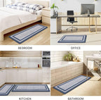 Mattitude Kitchen Mats Set of 2, Cushioned Anti-Fatigue Non-Skid Rug Sets - Image 7