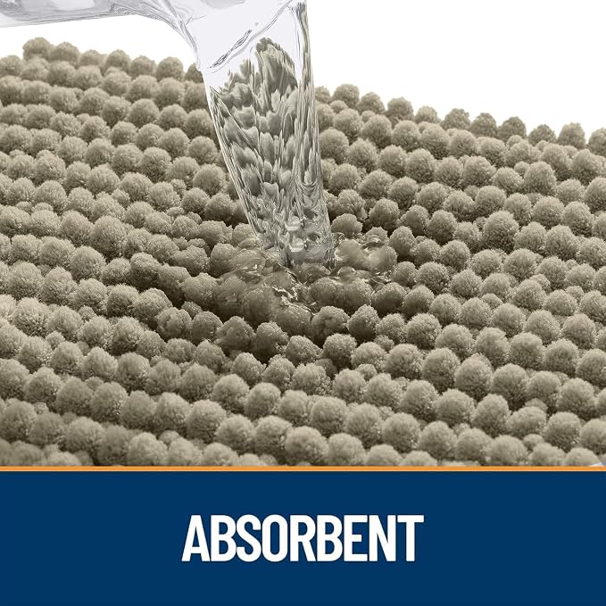 OLANLY Dog Door Mat for Muddy Paws 24x16, Ultra Absorbent Chenille Mud Doormat - Image 4