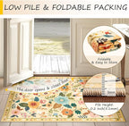 RELEANY Floral 3x5 Area Rugs Washable Print Boho Cute Carpet Non Slip Flower - Image 5