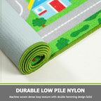 Capslpad Green Car Road Kid Rug Carpet Playmat - Image 4