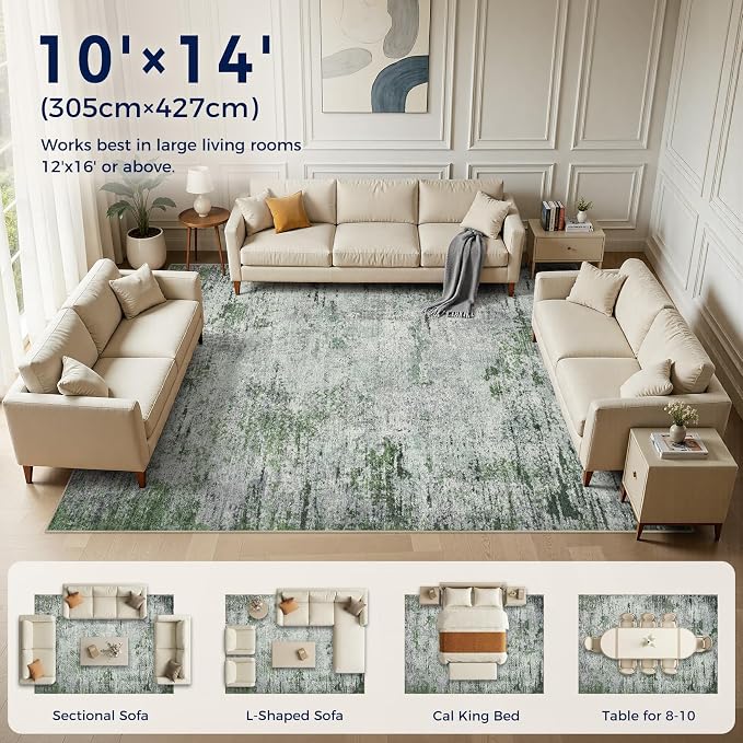 DMOYEST Area Rug Living Room Rugs - Image 7
