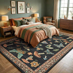 ROYHOME Mushroom 8x10 Area Rugs - Image 2