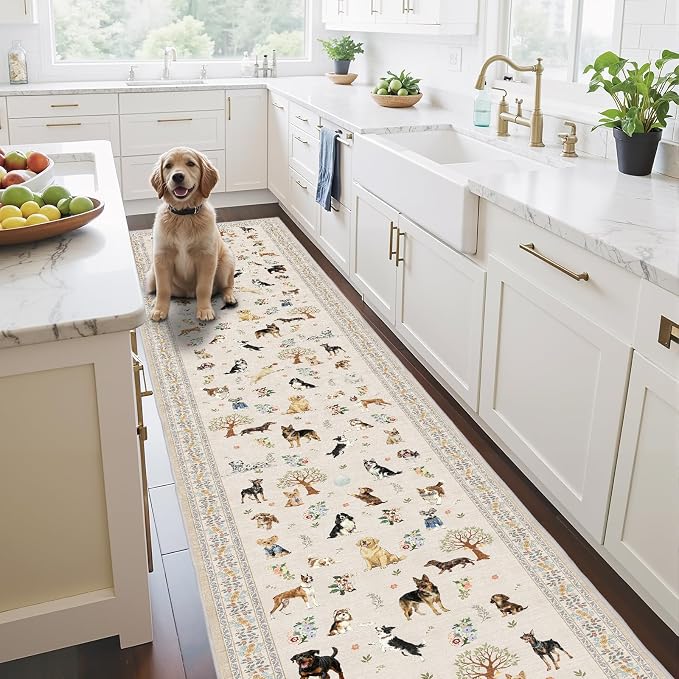 Dog Rug Runner for Hallways Kitchen 2x6, Non Slip Washable Rugs - Image 6