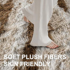 Area Rugs for Living Room, 5x7 Feet Soft Fluffy Shagg Plush Rug High Pile Large - Image 4