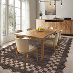 GarveeHome Washable Rug 5x7 for Living Room Large Bedroom Scalloped Rug Non - Image 7