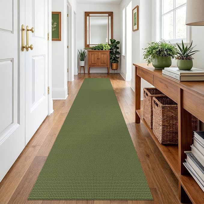 IOHOUZE Washable Runner Rug 2x12 Non Slip Rubber Backed Extra Long Hallway - Image 8