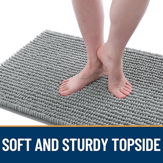OLANLY Dog Door Mat for Muddy Paws 30x20, Ultra Absorbent Chenille Mud Doormat - Image 3