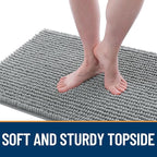 OLANLY Dog Door Mat for Muddy Paws 40x32, Ultra Absorbent Chenille Mud Doormat - Image 3