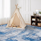 Rugflix 5x7 Area Rugs for Living Room, Washable Large Rug Stain-Resistant Low - Image 8