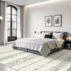 Miukiki 9x12 Area Rug for Living Room Moroccan Washable Rugs Non Slip Indoor - Image 7