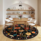 RELEANY Floral 8ft Area Rugs Washable Print Boho Cute Carpet Non Slip Flower - Image 8