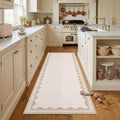 GarveeHome Scalloped 2x6 Runner Rug by GarveeHome