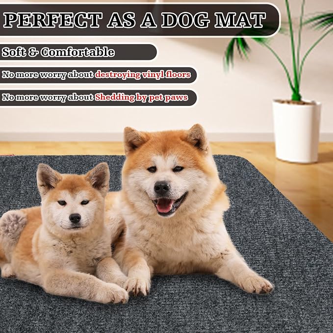 Doormats, Thin Indoor Door Mat 36''x 24'', Low Profile Non Slip Outdoor Doormats - Image 5