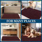 OLANLY Dog Door Mat for Muddy Paws 45x27, Absorbs Moisture and Dirt, Absorbent - Image 8