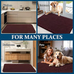 OLANLY Dog Door Mat for Muddy Paws 59x20, Absorbs Moisture and Dirt, Absorbent - Image 8