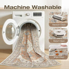 9x12 Washable Area Rug, Large Rugs - Image 2