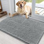 OLANLY Dog Door Mat for Muddy Paws 35x24, Absorbs Moisture and Dirt, Absorbent by OLANLY