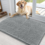 OLANLY Dog Door Mat for Muddy Paws 36x24, Absorbs Moisture and Dirt, Absorbent by OLANLY