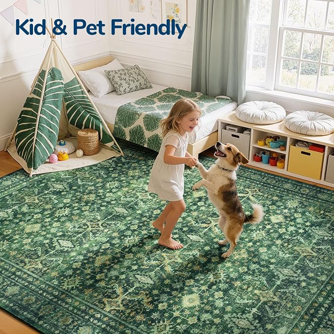 Lessymo 6x9 Washable Area Rug - Image 3