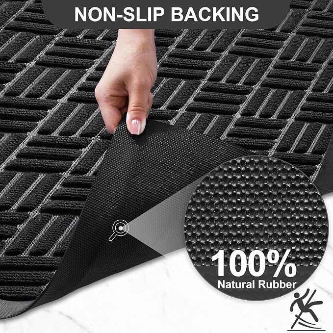 Mibao Front Door Mat, Heavy Duty Durable Welcome Mat - Image 3