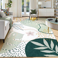 Lahome Green Washable Rugs 9x12 Living Room Rug, Non-Slip Backing Lightweight by Lahome