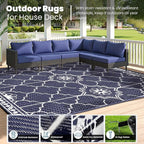 Lighted Outdoor Rug 8x10 ft, Solar Powered Patio Rug - Image 5