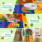 Kids Rugs for Playroom, 3x5 Feet Upgrade Ultra Non Slip Area Rug, Washable Play - Image 4