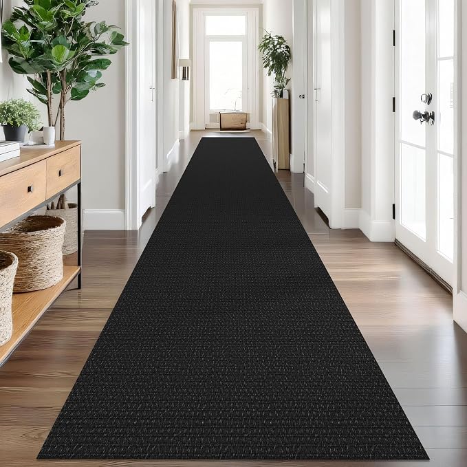 IOHOUZE Washable Exrea Long Hallway Runner Rug 3x18 Non Slip Rubber Backed by iOhouze