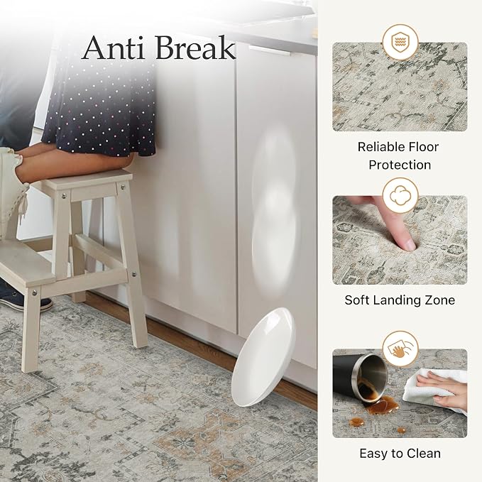 GENIMO Kitchen Mats for Floor, Washable Anti Fatigue Mat for Cushioned - Image 5