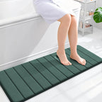 OLANLY Memory Foam Long Bathroom Rugs Runner 47x17, Super Soft Absorbent Bath by OLANLY
