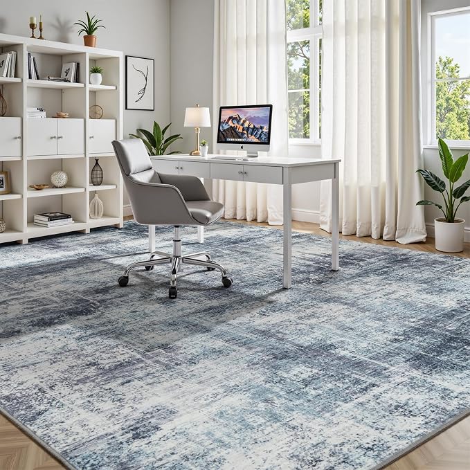 Lofus 5x7 Area Rug for Living Room, Neutral Modern Washable Carpet for Bedroom - Image 6