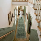 RELEANY Area Rugs Runner 2'x9' Washable Non-Slip, Floral Vintage Distress - Image 2