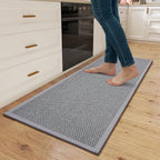 Kitchen Rugs Non-Slip and Washable, Kitchen Mats by QiCaiJia