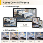 RELEANY Washable Area Rugs 3x4 Non-Slip Modern Abstract Soft - Image 9