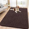Smiry Dog Door Mat for Muddy Paws 70x35, Absorbent Dirt Trapper, Non-Slip by Smiry