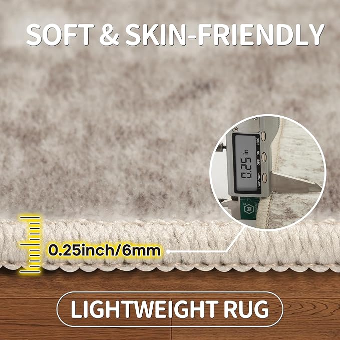 5x7 Area Rugs for Living Room Rug Washable: Modern Rug for Dining Room Bedroom - Image 6