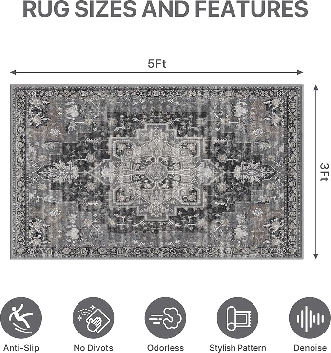 36"x60" Office Chair Mat for Hardwood Tile Floor, Under Desk Carpet Protector - Image 9