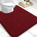 OLANLY Toilet Rugs U-Shaped 24x20, Extra Soft Absorbent Chenille Contour by OLANLY