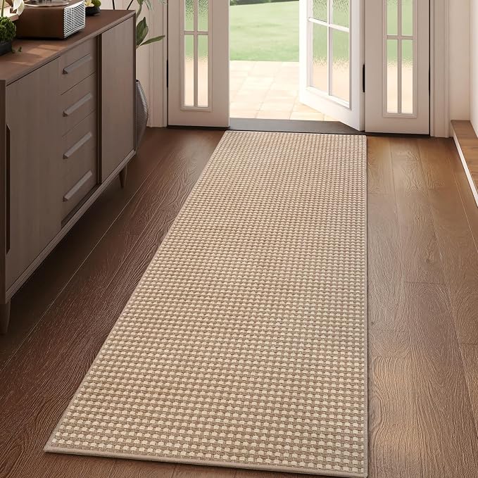 YDKGL 2x5 ft Hallway Runner Rug Boho Woven Washable Long Kitchen Runner Rugs by YDKGL