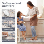 Collive Boho Kitchen Mats for Floor 2 PCS, Cushioned Anti Fatigue Kitchen Floor - Image 4