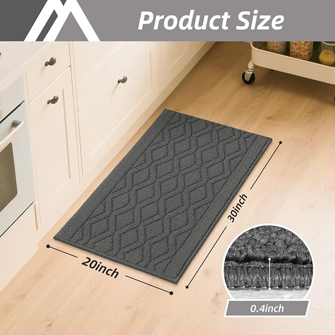 COSY HOMEER-Kitchen-Rugs-and-Mats 20"x30" Non Slip Kitchen Mats - Image 2