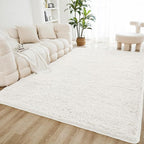 Litanika 6x9 Shag Area Rug for Living Room Bedroom, Non-Shedding Modern Indoor by Litanika