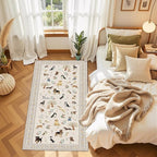 Dog Rug Runner for Entryway, 2x4 Washable Kitchen Mat Ultra-Thin Soft, Non-Slip - Image 4
