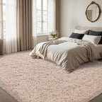 5x7 Area Rug for Living Room:Ultra Soft Fluffy Shag Beige Rugs, Large Fuzzy - Image 4
