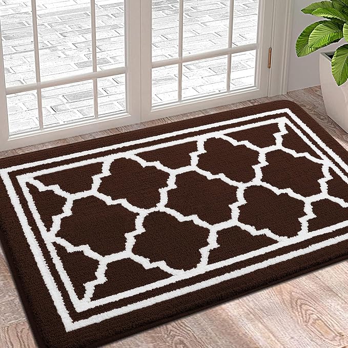 Buganda Indoor Door Mat, Dirt-Resistant and Absorbent Doormat, Low Profile by Buganda
