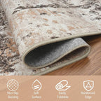 4x6 Area Rugs for Living Room Rug Washable: Abstract Rug for Dining Room - Image 4
