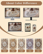 Madane Washable Oval Rug 3x5 for Entryway, Small Oval Area Rugs for Kitchen - Image 9