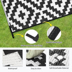 Outdoor Patio Plastic Straw Rug - Image 4
