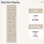 Soalmost Runner Rug 2'x8' Washable Non-Slip Runner Rugs - Image 5
