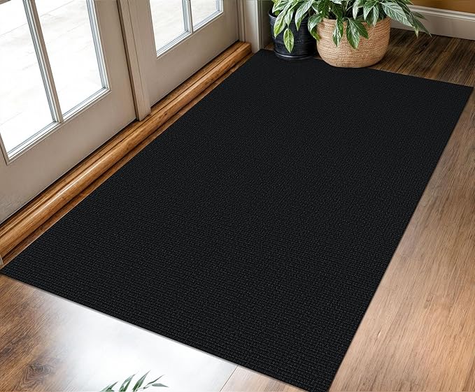 KOZYFLY Washable Entryway Rug 3x5 Ft Area Rugs Cotton Rubber Backed Throw Rugs by KOZYFLY